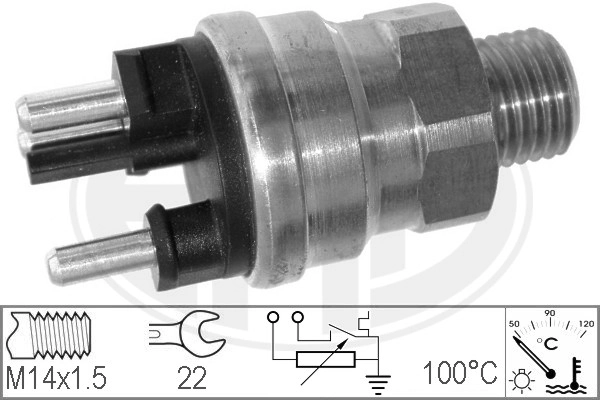 Sensor de temperatura do fluido de esfriamento (de ativação de ventilador do radiador) Mercedes G  W463 ao melhor preço