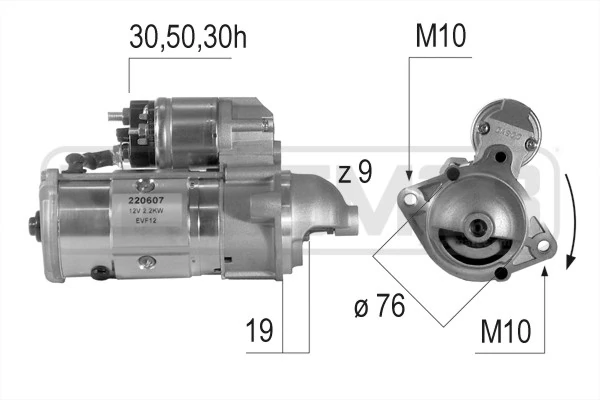 Motor de arranco para BMW 5 E28