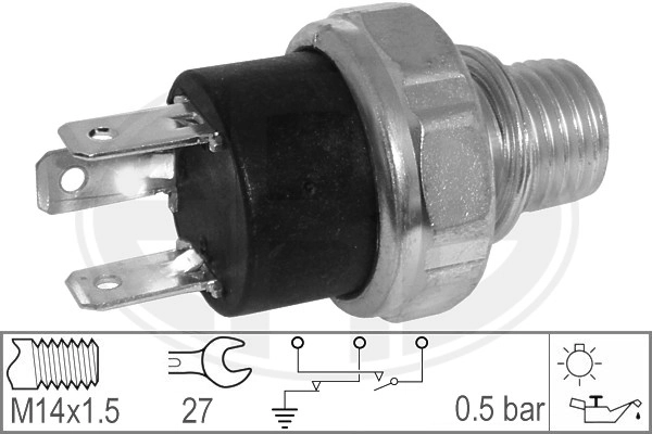 Compre I25036834 General Motors Sensor de pressão de óleo