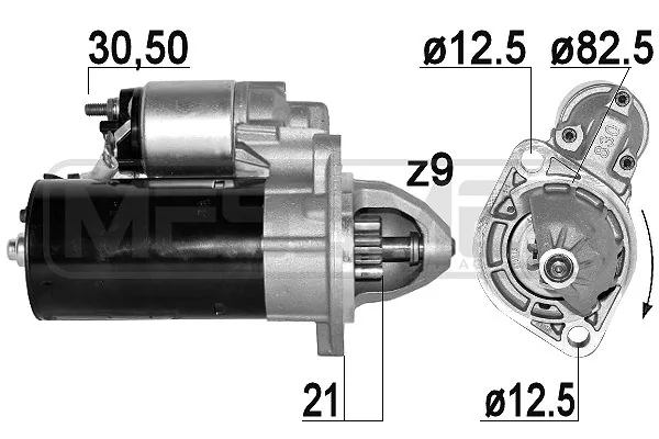 Motor de arranco A0021519501 Mercedes