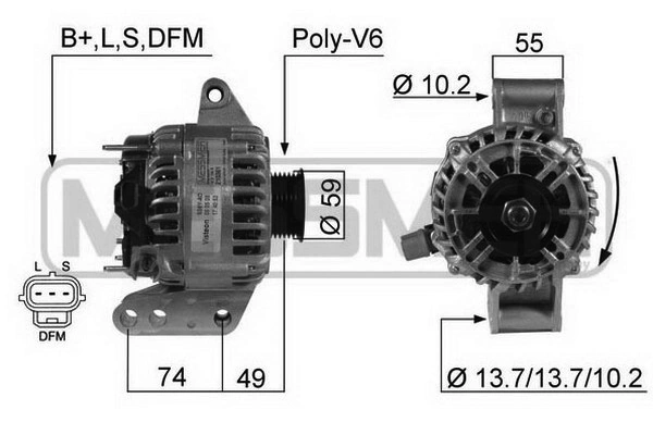 Gerador Bosch 0986084120 preço, a partir de 282,46 USD