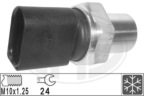 Sensor de pressão absoluta de aparelho de ar condicionado Seat Ibiza 5 KJ1, KJG