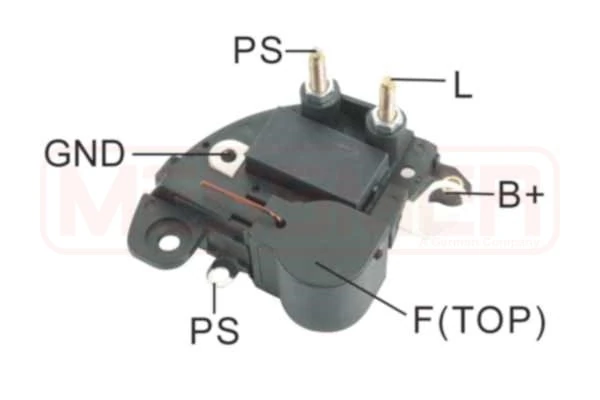 Relê-regulador do gerador (relê de carregamento) para Land Rover Range Rover LP, P38A
