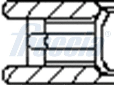 Anéis do pistão para 1 cilindro, STD. Freccia FR10079300 preço, a partir de 37,16 USD