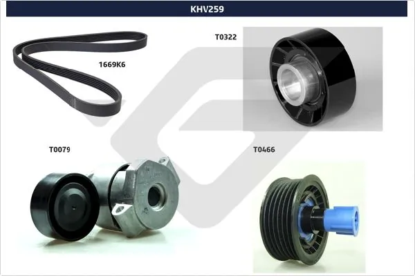 Correia dos conjuntos de transmissão, kit 1613845880 Peugeot/Citroen