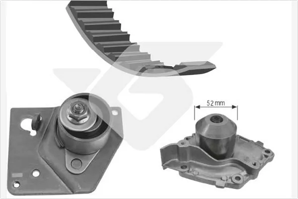  Correia do mecanismo de distribuição de gás, kit Nissan Primera hatchback (P12) (2002 - 2008) 