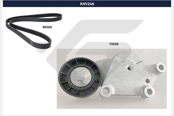 Correia dos conjuntos de transmissão, kit Peugeot/Citroen 1611277980