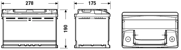 Bateria recarregável (PILHA) Magneti Marelli ES70R preço, a partir de 130,09 USD
