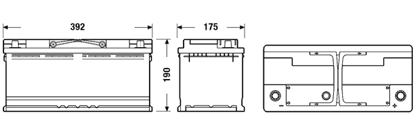 EB1100 Exide Bateria recarregável (PILHA)