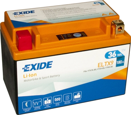 ELTX9 Exide Bateria recarregável (PILHA)
