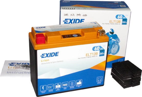 ELT12B Exide Bateria recarregável (PILHA)