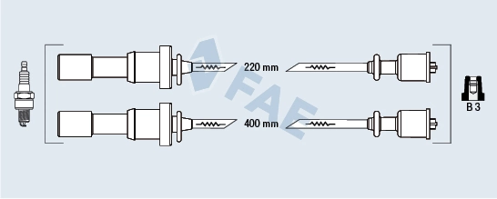 Fios de alta voltagem, kit Hyundai Sonata IV EF ao melhor preço