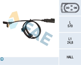 Sensor dianteiro de ABS Ford Focus I DFW ao melhor preço