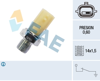 Sensor de pressão de óleo para Renault Scenic JZ0, JZ1