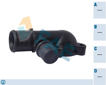  Caixa do termostato Citroen Saxo hatchback (S0, S1) (1996 - 2004) 