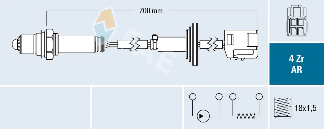 Sonda lambda, sensor de oxigênio Toyota Corolla  R10 ao melhor preço