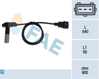 Compre 366855 VALEO Sensor de posição (de revoluções) de cambota