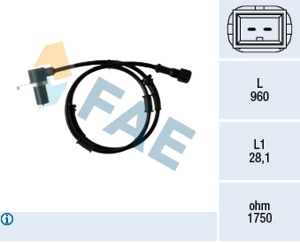 Sensor dianteiro de ABS Volvo S40 I VS ao melhor preço