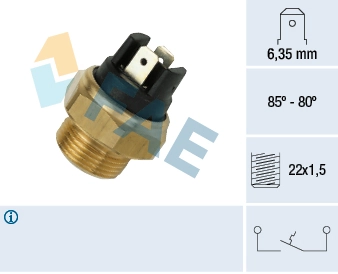 95493258 Peugeot/Citroen Sensor de temperatura do fluido de esfriamento (de ativação de ventilador do radiador)
