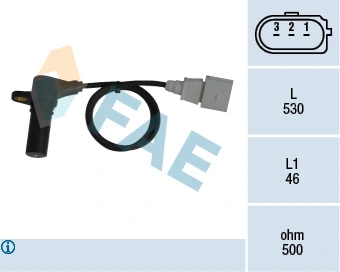 Sensor de posição (de revoluções) de cambota para Ford Galaxy WGR