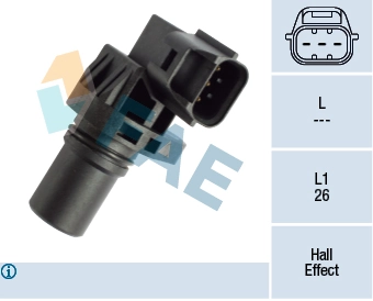 Sensor de posição da árvore distribuidora J005T23781 Mitsubishi