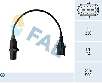 Sensor de posição (de revoluções) de cambota DAF 1399521 preço, a partir de 18,90 USD