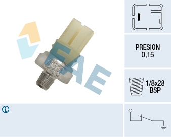 Sensor de pressão de óleo Nissan Sunny III N14 ao melhor preço