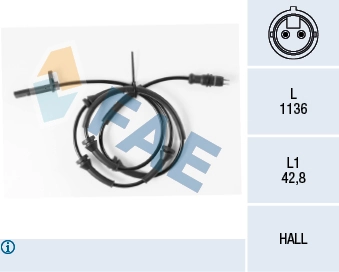 Sensor dianteiro de ABS Renault Laguna I K56 ao melhor preço