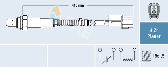 Sonda lambda, sensor de oxigênio para Honda Accord V CC7
