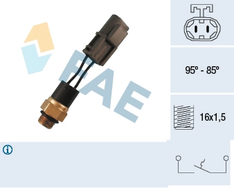 Compre ST136 Beru Sensor de temperatura do fluido de esfriamento (de ativação de ventilador do radiador)