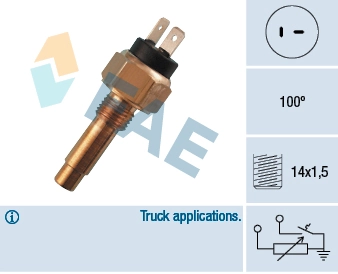A3845427117 Mercedes Sensor de temperatura do fluido de esfriamento