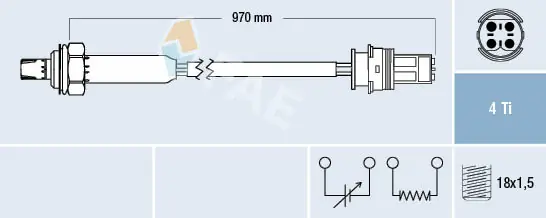 11781748762 BMW Sonda lambda, sensor de oxigênio