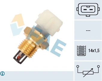 Sensor de temperatura da mistura de ar para Volvo S40 VS