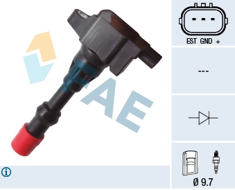 Bobina de ignição Honda Jazz  GD, GE ao melhor preço