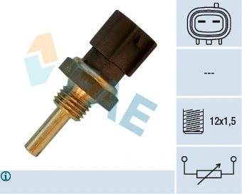 Sensor de temperatura do fluido de esfriamento ST225 Beru