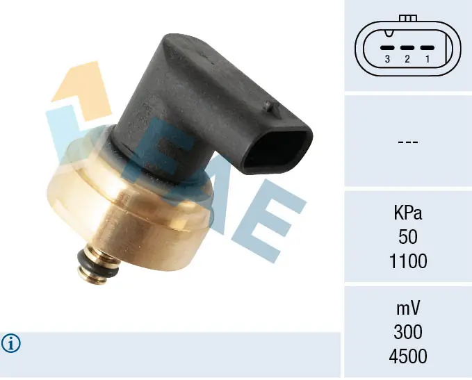 Sensor de pressão de combustível para Hyundai Sonata LF