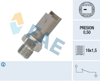 Sensor de pressão de óleo Citroen Xsara  N1 ao melhor preço