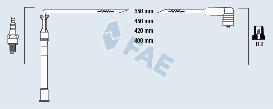Compre RCRN1205 NGK Fios de alta voltagem, kit