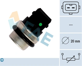 Sensor de temperatura do fluido de esfriamento Volkswagen LT I 281-363 ao melhor preço