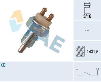 Sensor de ativação das luzes de marcha à ré Ford Sierra  GBC ao melhor preço