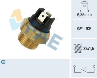 Sensor de temperatura do fluido de esfriamento (de ativação de ventilador do radiador) Land Rover PRC3541 preço, a partir de 13,94 USD