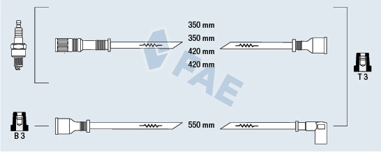 5888961 Fiat/Alfa/Lancia Kit de vedantes de motor completo
