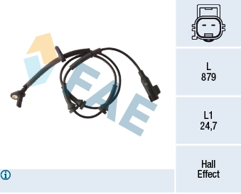 Sensor dianteiro de ABS Land Rover Freelander II L359 ao melhor preço