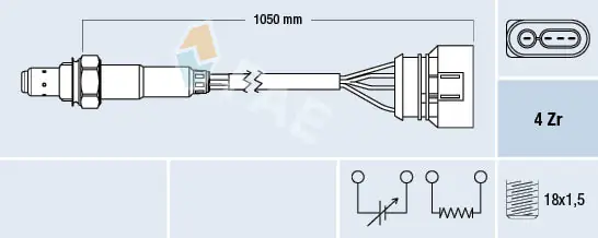 Sonda lambda, sensor de oxigênio Toyota Corolla  E9 ao melhor preço