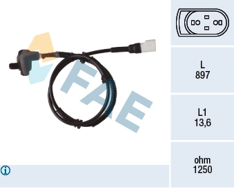 Compre Sensor dianteiro de ABS Ford Mondeo 1