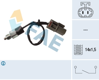 Sensor de ativação das luzes de marcha à ré Nissan Sunny III N14 ao melhor preço