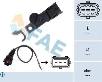 Sensor de posição da árvore distribuidora para Opel Vectra 31