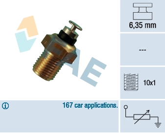 Sensor de temperatura do fluido de esfriamento Audi 80  82 ao melhor preço