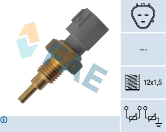 Sensor de temperatura do fluido de esfriamento (de ativação de ventilador do radiador) Mazda 323 VI BJ ao melhor preço