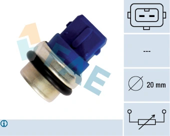 Sensor de temperatura do fluido de esfriamento Volkswagen Transporter III 24, 25, 251 ao melhor preço